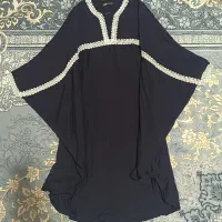 عبا مشکی زنانه قد حدود ۱۲۰