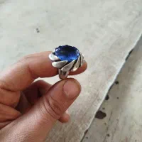 توپاز آبی رکاب دست ساز آریا