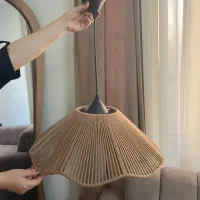 ساخت لوستر مکرومه و بوهو|لوستر و چراغ آویز|ری, دیلمان|دیوار