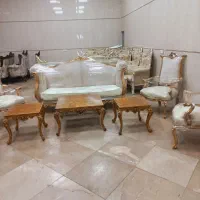 مبل هفت نفره چوب راش در حد|مبلمان خانگی و میز عسلی|کرج, شهرک بنفشه|دیوار