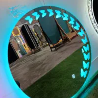 آینه بکلایت لمسی دایره ای آینه روشویی|آینه|ارومیه, |دیوار