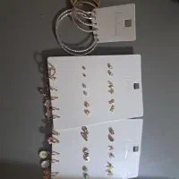 انواع گوشواره پکی انگشتر پکی و بدلیجات و ساعت|بدلیجات|خرمآباد, |دیوار