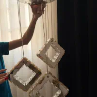 لوستر ریموت دار|لوستر و چراغ آویز|مشهد, عامل|دیوار