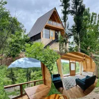 اجاره/کلبه/سوییسی/جکوزی دار/جنگلی