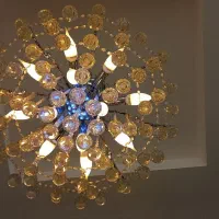 لوستر استیل بسیار شیک|لوستر و چراغ آویز|مشهد, احمدآباد|دیوار