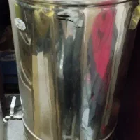 سماور ۱۲۰ لیتری استیل گازی  (برند ایران گاز استیل)|سماور، چای‌ساز، قهوه‌ساز|ری, دولت‌آباد|دیوار