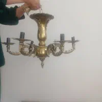 یک عدد لوستر برنز|لوستر و چراغ آویز|اردبیل, |دیوار