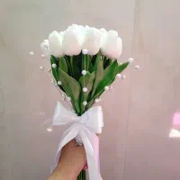 دسته گل عروس ماشین عروس|گل مصنوعی|شیراز, فخرآباد (دروازه کازرون)|دیوار