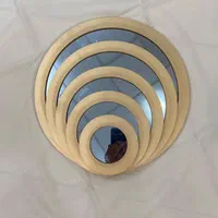 آینه گرد ۵ تایی ساده شلف پی وی سی|آینه|مشهد, نرگس (شهرک غرب)|دیوار