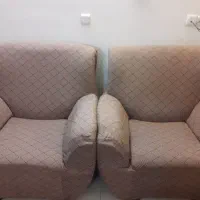 مبلمان ۷ نفره با روکش و میزجلومبلی و چهار عدد عسلی|مبلمان خانگی و میز عسلی|اصفهان, کوی میلاد|دیوار