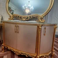آینه کنسول|بوفه، ویترین، کنسول|تبریز, |دیوار