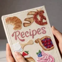 گلسر گیره کتابچه اشپزی رومیزی گلدوخت