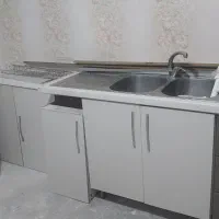کابینت آشپزخانه با هود وسینک روشویی|آب‌چکان و نظم‌دهنده ظروف|قزوین, |دیوار