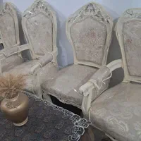 مبل سلطنتی ۹ نفره با میزنهار خوری ۴ نفره|مبلمان خانگی و میز عسلی|خواف, |دیوار