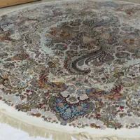 فرش گرد ماشینی.