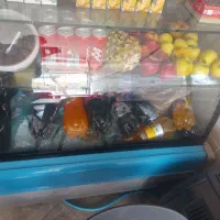 یخچال ویترینی وفریزر تک در