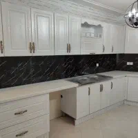 کابینت سفید صدفی براق/شعبه زارعی /صمدزاده