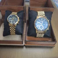 ساعت ست عروس و داماد طلایی استیل مدل ۱۴۰۴ سیکو|ساعت|تهران, تولید دارو|دیوار