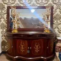 آیینه کنسول معرق بهمراه لاله عباسی