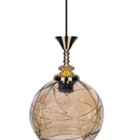 لوستر حبابی تک شعله