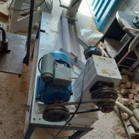 دستگاه خراطی با چهار نظام و شاسی فلزی سنگین تکفاز
