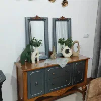 ست میز تی وی و جاکفشی و اینه کنسول درحدنو