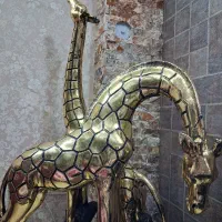 زرافه و تابلو فرشته|مجسمه، تندیس، ماکت|محمدیه-قزوین, |دیوار