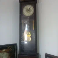 ساعت ایستاده چوب گردو