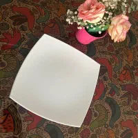 بشقاب پلو خوری چهارگوش