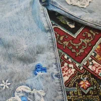 شلوار لی قد ۵۰ سانت مناسب دو تا سه سال|کفش و لباس بچه|مشهد, آبکوه|دیوار