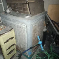 ضایعاتی کولر آبی و میز ال سی دی ضایعات