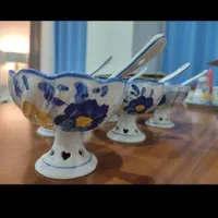 ظروف گل پنبه ای نو|ظروف سرو و پذیرایی|گنبد کاووس, |دیوار