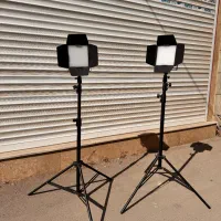 نور LED دو رنگ به همراه پایه