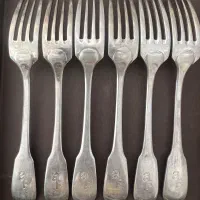 ست چاقو و چنگال با روکش نقره کریستوفل فرانسه|کلکسیون اشیاء عتیقه|تهران, یوسفآباد|دیوار