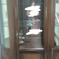 بوفه چوب گردو اصل و تمام برنز