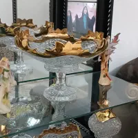 میوه خوری کشکول شمعدان کریستال چک