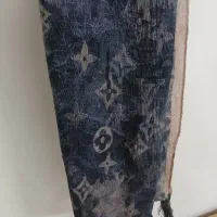 مانتوسوییت مخمل وشال پلیسه کشمیری