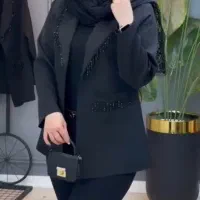مانتو کتی مشکی
