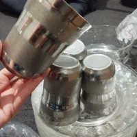 ۴ عدد لیوان استیل