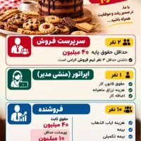 سرپرست -جذب اپراتور -فروشنده