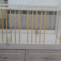 تخت کودک محرک لای لای کشودار|تخت و سرویس خواب|سردشت, |دیوار