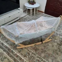 گهواره تاشو به همراه پشه بند ( نی نی لای لای )|اسباب و اثاث بچه|رشت, رشتیان|دیوار