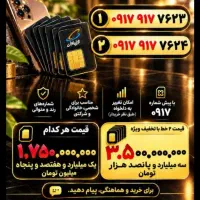 دو عدد شماره رند به فروش می رسد