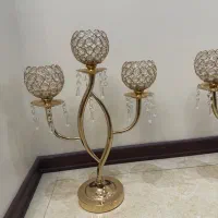 شمعدان ۳ شاخه آبکاری شده وارداتی|صنایع دستی و سایر لوازم تزئینی|تهران, شهر زیبا|دیوار
