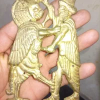 دیوار کوب برنجی فروشی|مجسمه، تندیس، ماکت|قرچک, مهدیه|دیوار