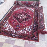 ۳ تخته فرش دستباف ۶ متری نقشه تاجری هریس