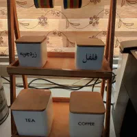 پاسماوری همراه استند چوبی همه باهم