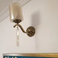 لوستر برنجی|لوستر و چراغ آویز|آمل, |دیوار