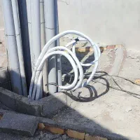 اجرا لوله مسی توکار کولر گازی