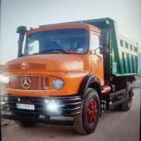 حمل شن ماسه آجر مخلوط بنز تک کمپرسی